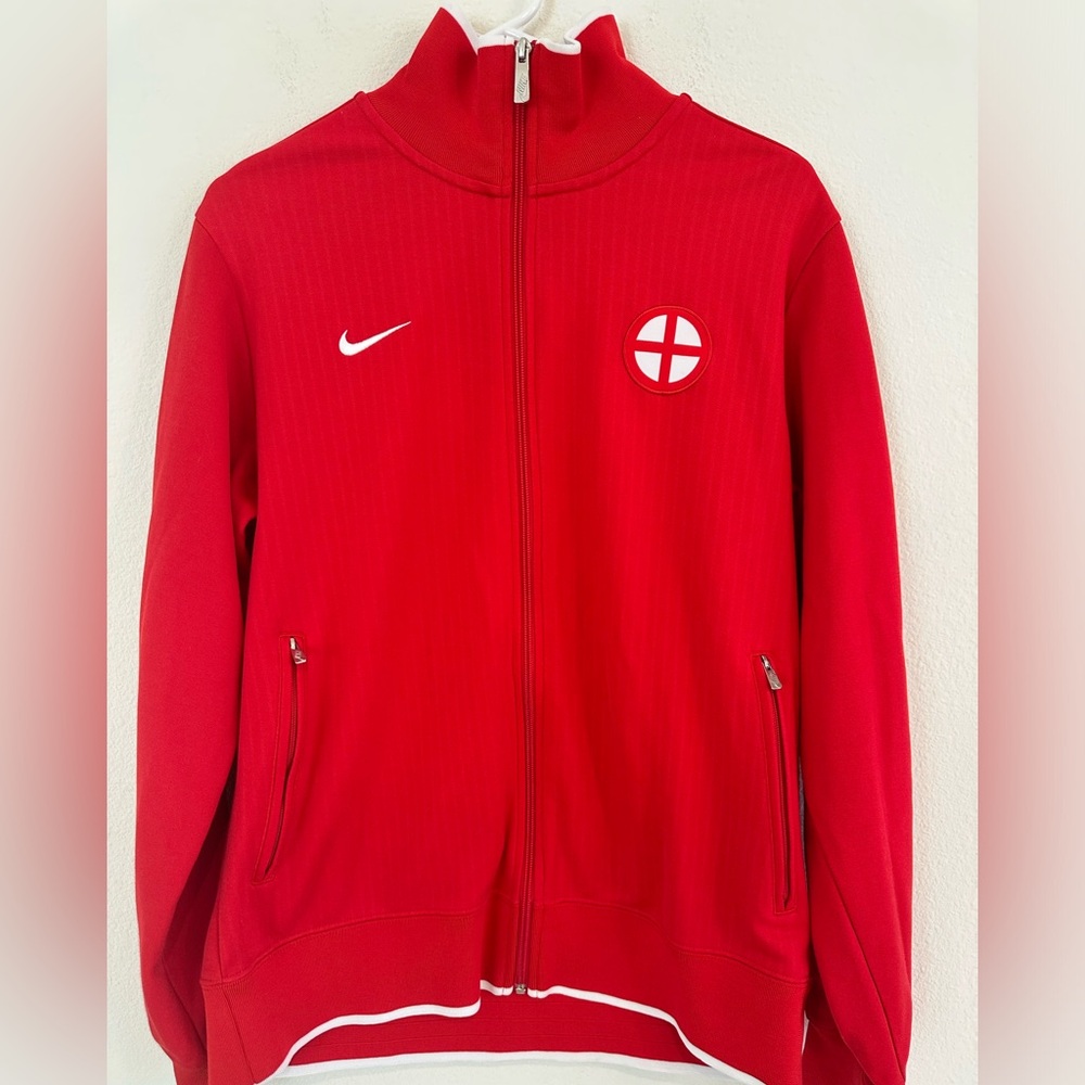 Nike Emgland Soccer Football National Team Track Jacket Top Full Zip